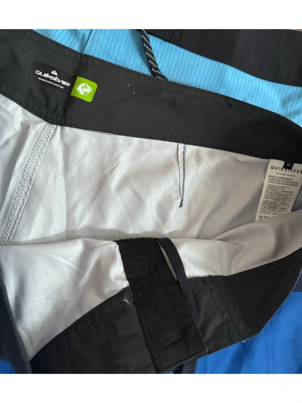 Quiksilver 2 pack Men’s Blue colorway Swim Boardshorts size 36